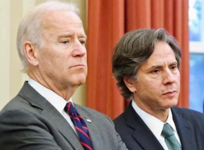 President Joe Biden with ANTONY J. BLINKEN, SECRETARY OF STATE