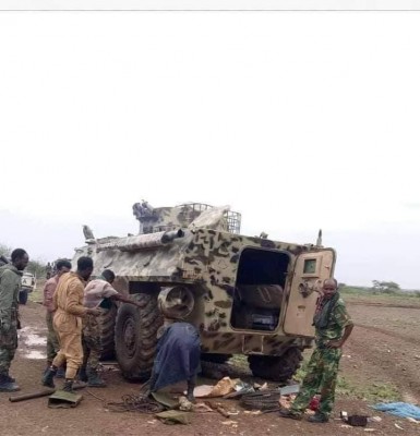 WZ-551 by the TDF in Afar