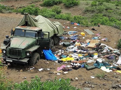 Vehicles destroyed and captured by the TDF west of Kobo in recent fighting