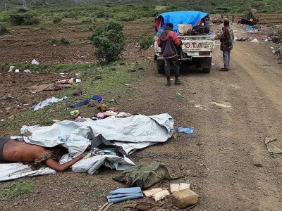 ENDF soldier killed by the TDF west of Kobo